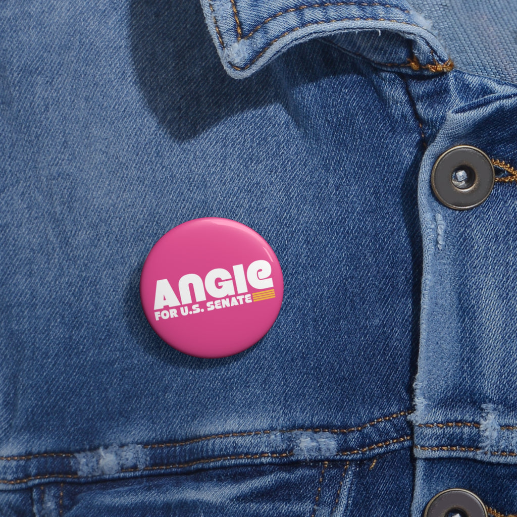 Angie for U.S. Senate Pin Button
