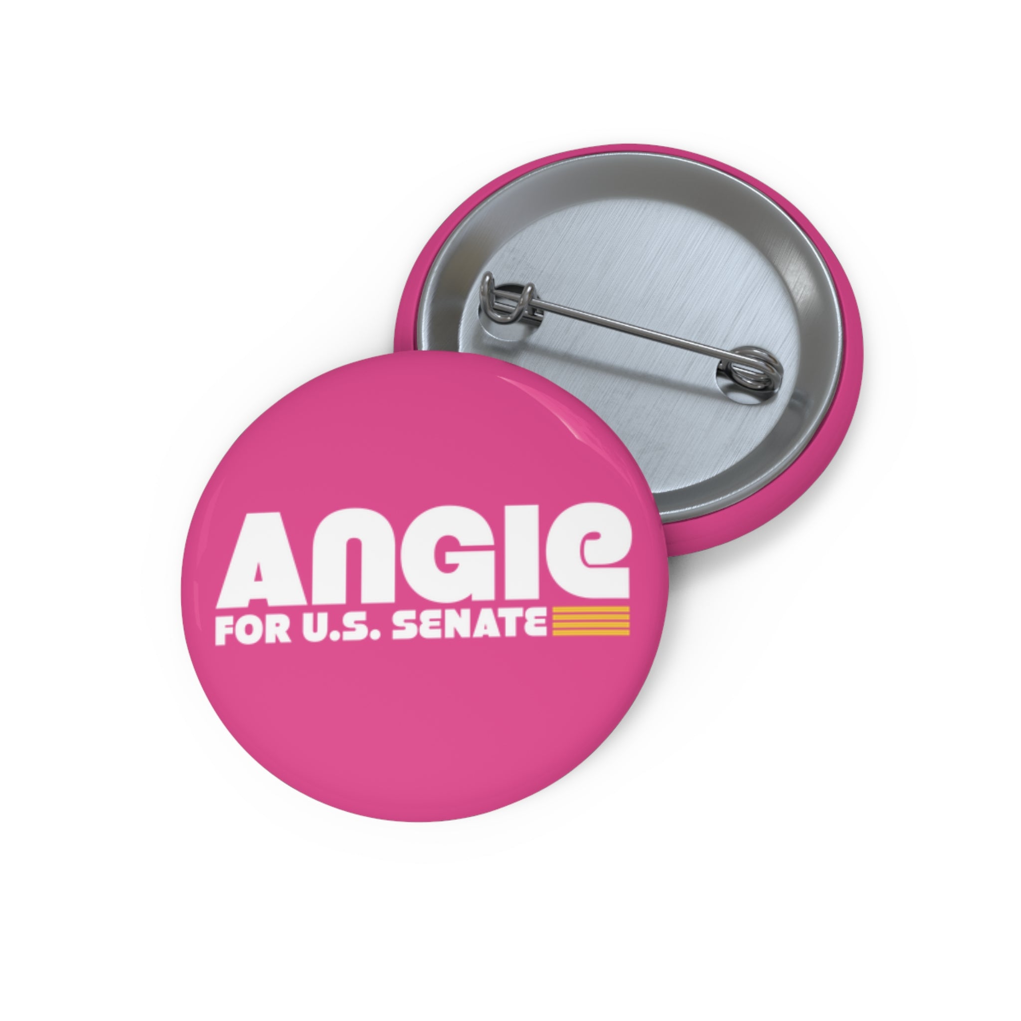 Angie for U.S. Senate Pin Button