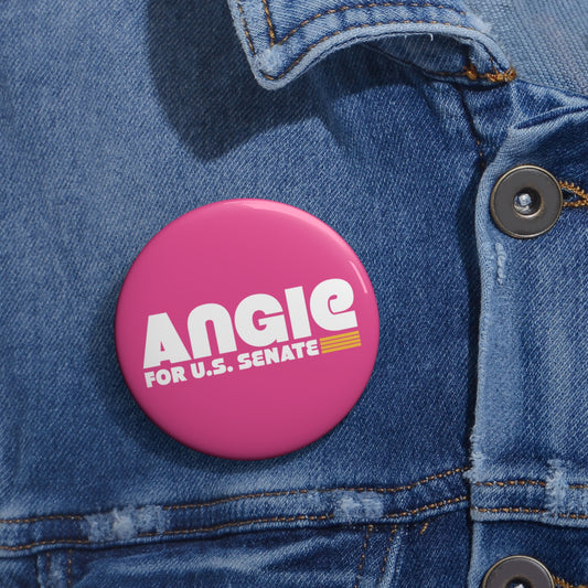 Angie for U.S. Senate Pin Button